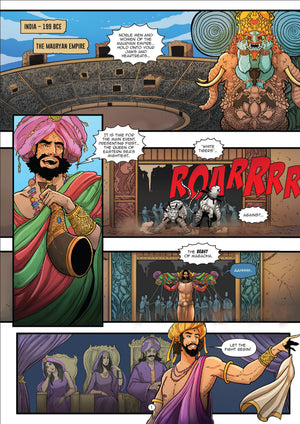PROFESSOR ASHWATTHAMA ISSUE 3-EAT OR BE EATEN-CHEESE BURGER COMICS (BIG SIZE)