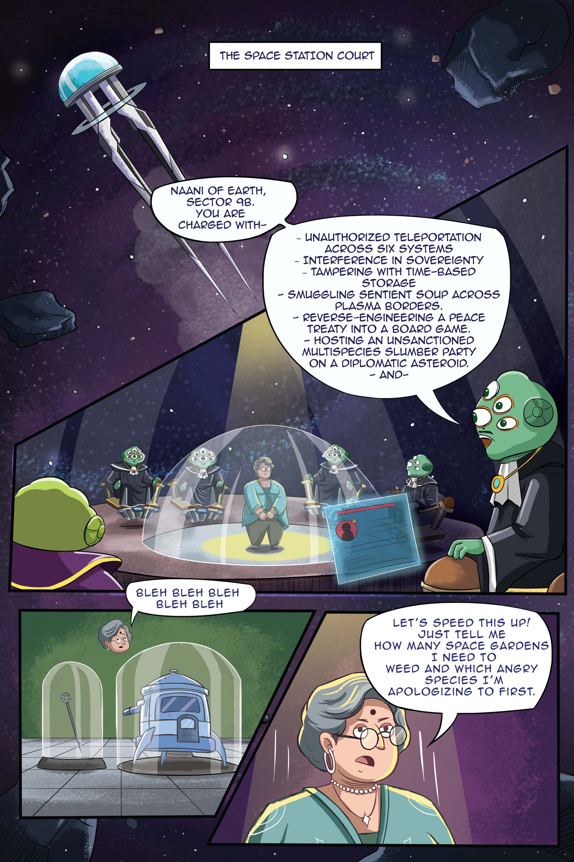 MY NANI IS AN ALIEN-JAILBREAK IN BLACK HOLE-ISSUE 5-ENGLISH