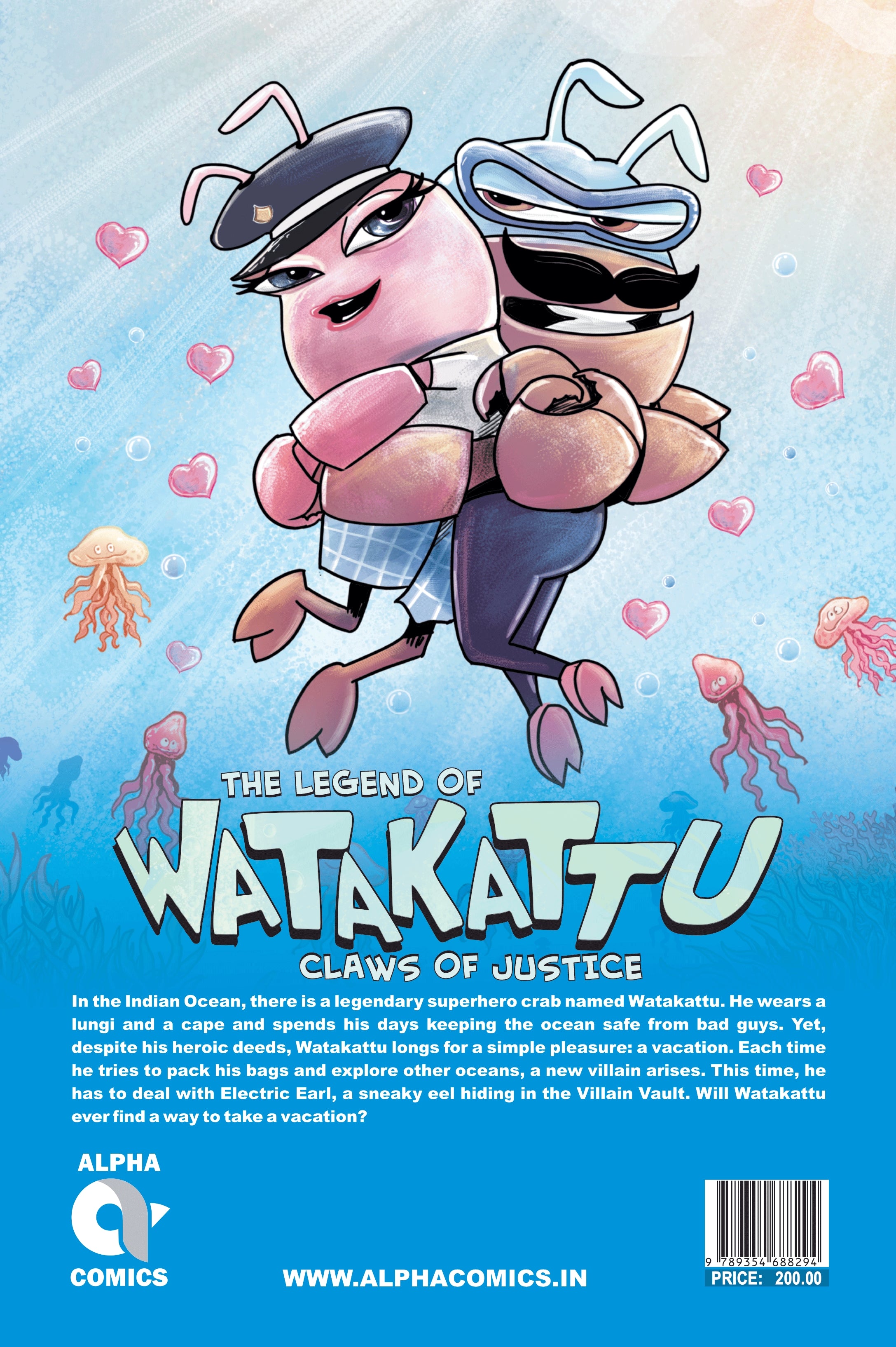 THE LEGEND OF WATAKATTU-CLAWS OF JUSTICE-ISSUE 1-ALPHA COMICS (NEW RELEASE)