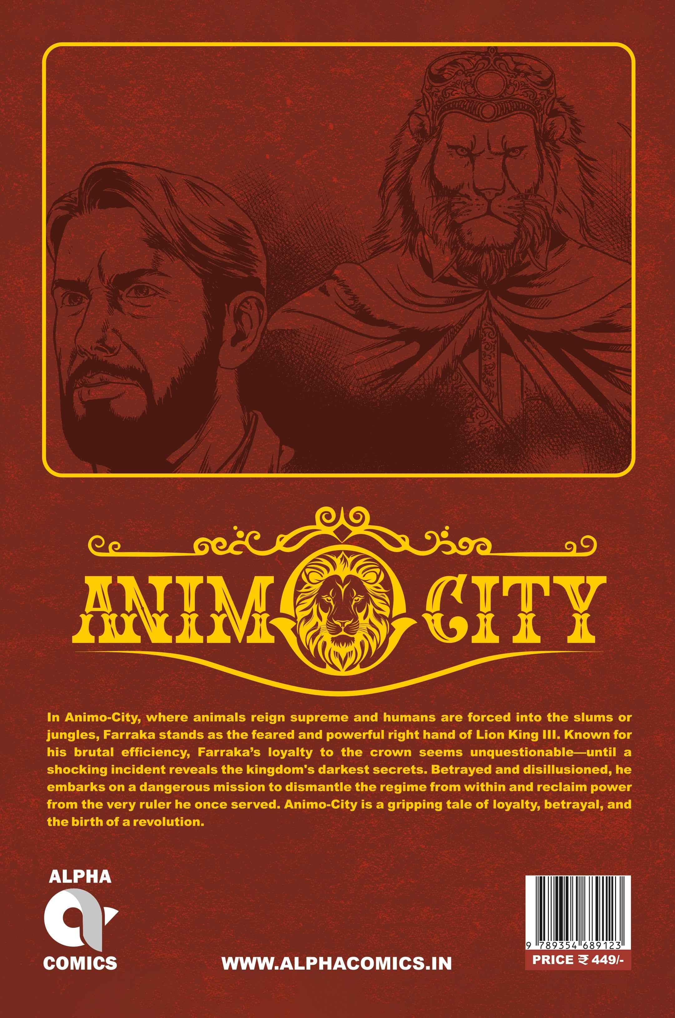 ANIMOCITY-ISSUE 1-ALPHA COMICS (NEW RELEASE) (DEFECTIVE)