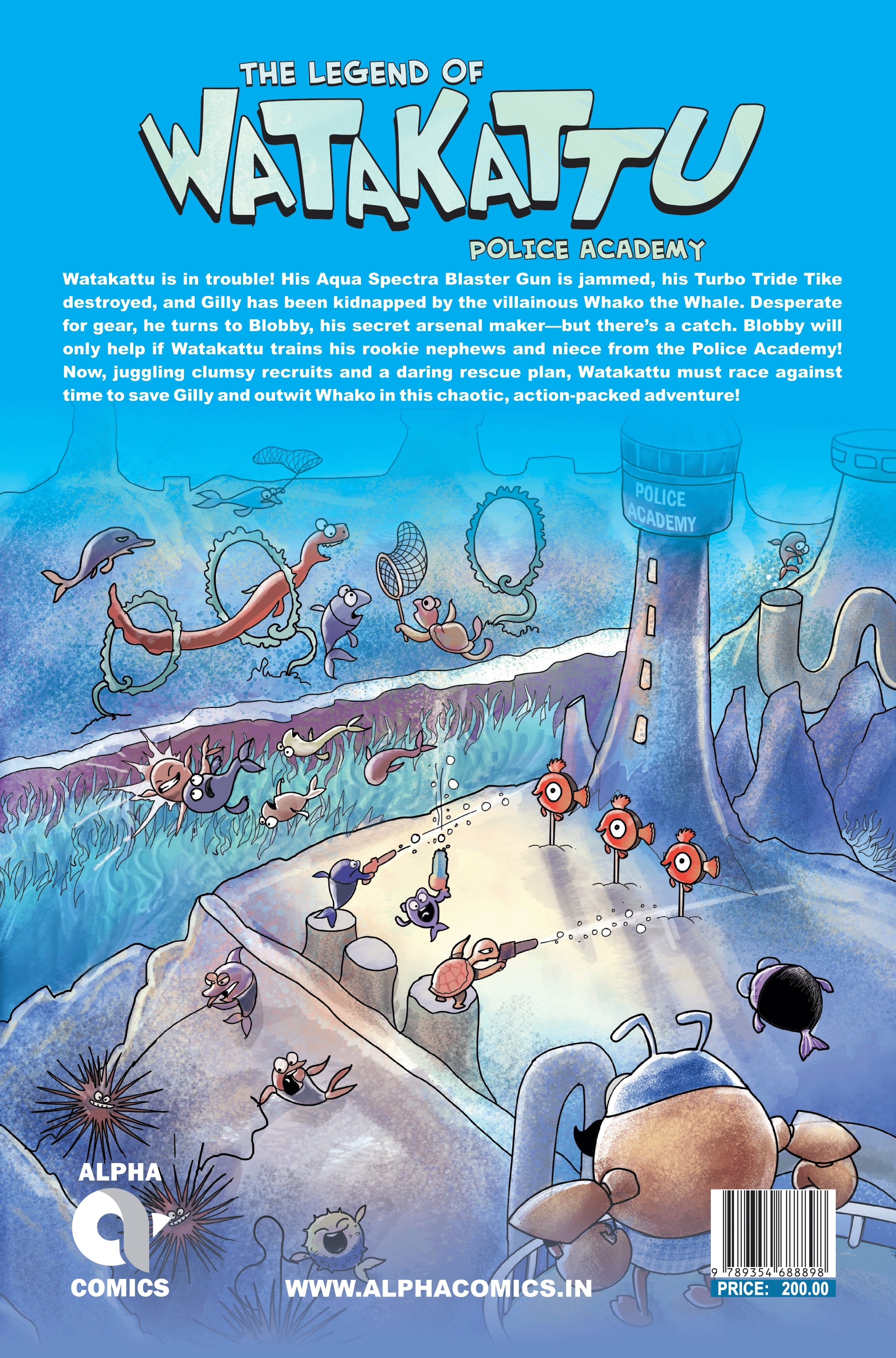 THE LEGEND OF WATAKATTU-POLICE ACADEMY-ISSUE 4-ALPHA COMICS (NEW RELEASE)