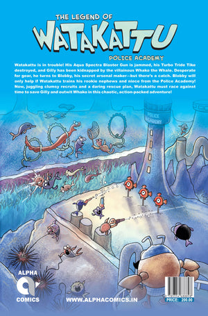 THE LEGEND OF WATAKATTU-POLICE ACADEMY-ISSUE 4-ALPHA COMICS (NEW RELEASE)