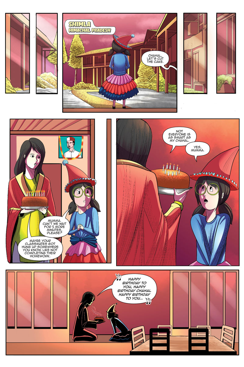 THE ADVENTURES OF CHAHAL PAHAL-THE CASE OF THE MISSING TEACHER-ISSUE 1-ALPHA COMICS (NEW RELEASE) (DEFECTIVE)