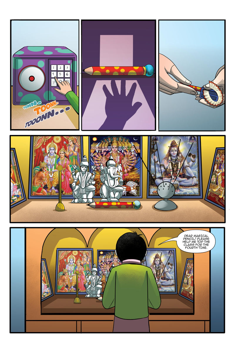 THE ADVENTURES OF CHAHAL PAHAL-MYSTERY OF THE MAGIC PENCIL-ISSUE 2-ALPHA COMICS (NEW RELEASE) (DEFECTIVE)