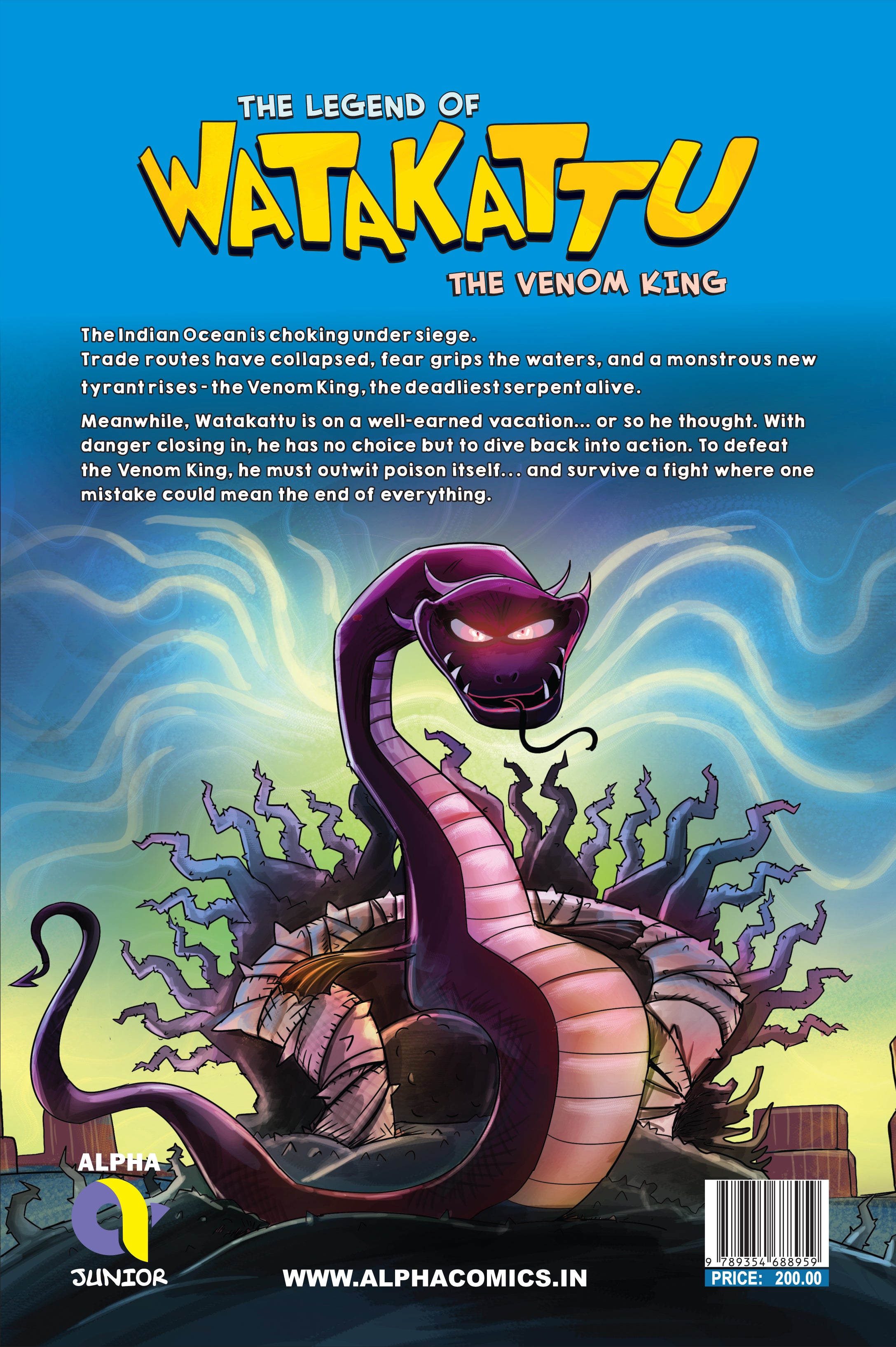 THE LEGEND OF WATAKATTU-THE VENOM KING-ISSUE 6-ALPHA COMICS (NEW RELEASE)