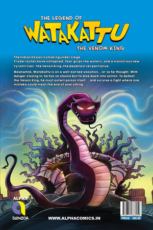 THE LEGEND OF WATAKATTU-THE VENOM KING-ISSUE 6-ALPHA COMICS (NEW RELEASE)