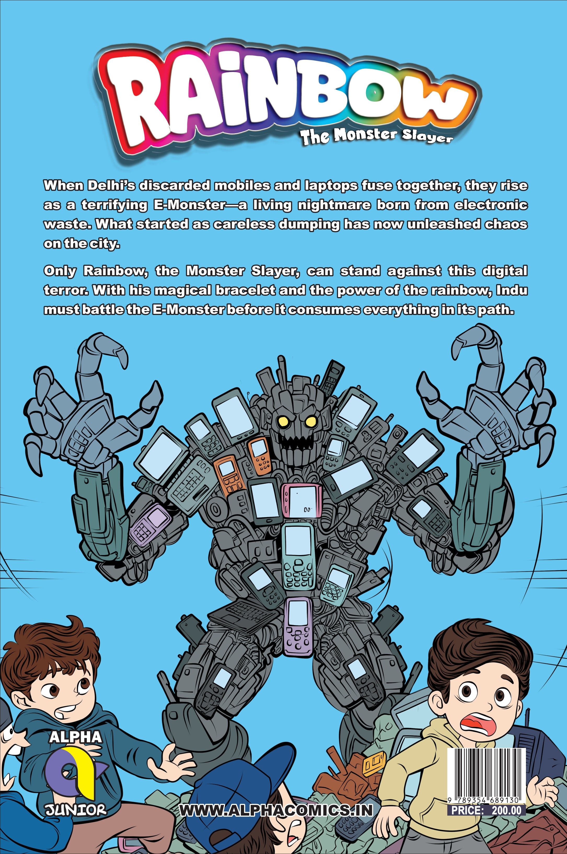 RAINBOW-THE MONSTER OF E-WASTE-ISSUE 2-ALPHA COMICS (NEW RELEASE)