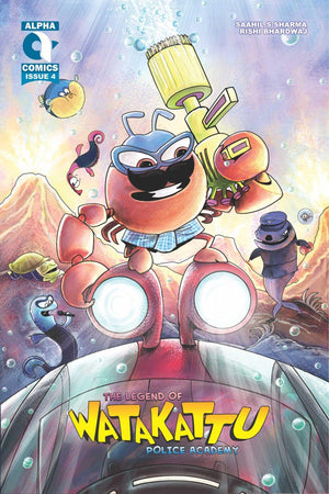 THE LEGEND OF WATAKATTU-POLICE ACADEMY-ISSUE 4-ALPHA COMICS (NEW RELEASE)