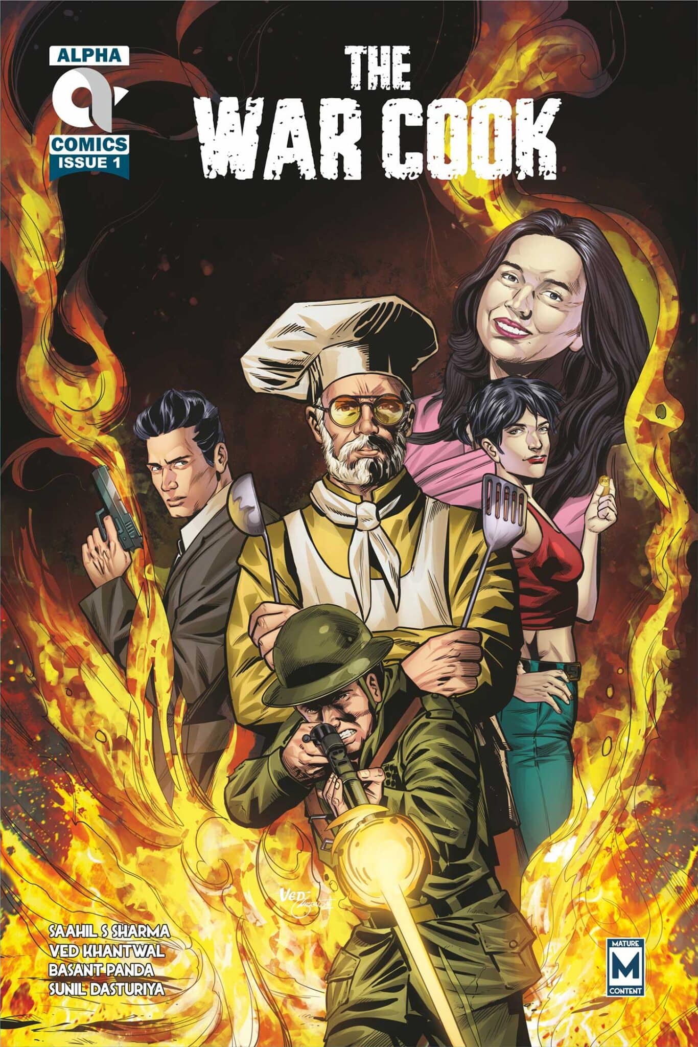 THE WAR COOK-ISSUE 1-ENGLISH-ALPHA COMICS (NEW RELEASE)