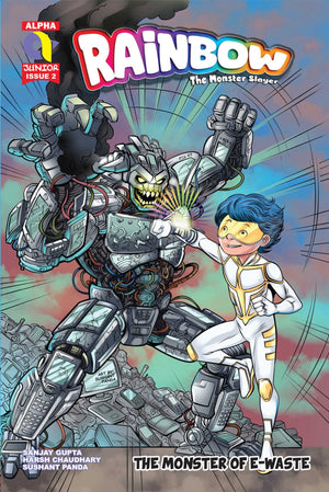 RAINBOW-THE MONSTER OF E-WASTE-ISSUE 2-ALPHA COMICS (NEW RELEASE)