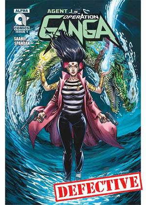 AGENT J IN OPERATION GANGA-ISSUE 1-ALPHA COMICS (NEW RELEASE) (DEFECTIVE)