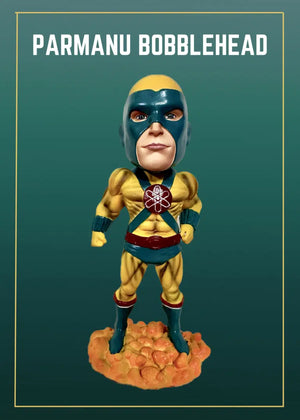 PARMANU HAND PAINTED BOBBLE HEAD LIMITED EDITION