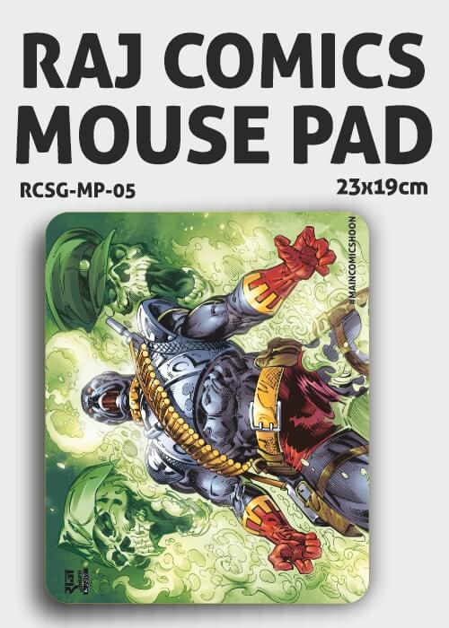 RAJ COMICS DOGA MOUSE PAD-1 (SMALL)