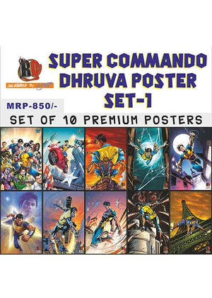SUPER COMMANDO DHRUVA POSTER SET 1