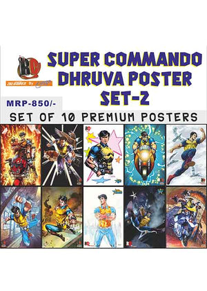 SUPER COMMANDO DHRUVA POSTER SET 2