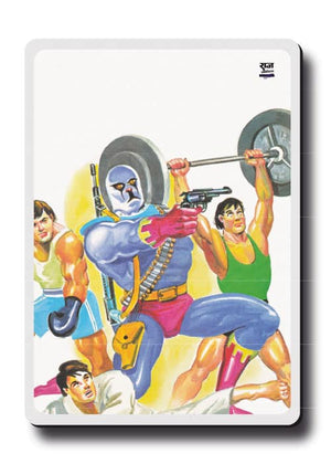 DELUXE FRIDGE MAGNET-DOGA-3 (SINGLE)