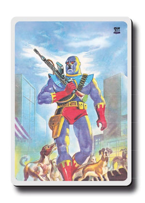 DELUXE FRIDGE MAGNET-DOGA-4 (SINGLE)