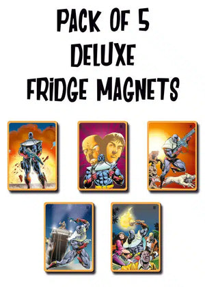 PACK OF 5 DELUXE FRIDGE MAGNET-DOGA 2