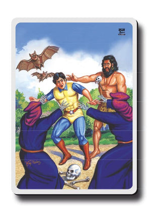 DELUXE FRIDGE MAGNET-SUPER COMMANDO DHRUVA-10 (SINGLE)