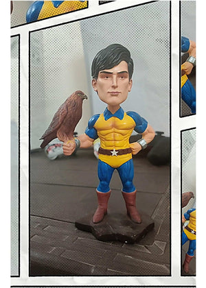 SUPER COMMANDO DHRUVA HAND PAINTED BOBBLE HEAD LIMITED EDITION