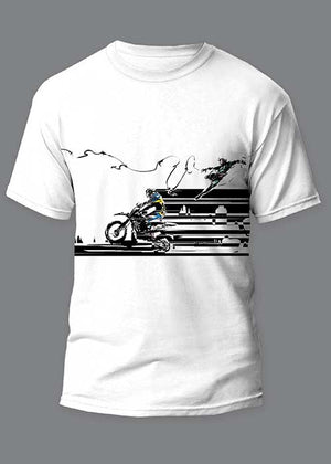 NAGRAJ & SUPER COMMANDO DHRUVA IN ACTION T-SHIRT